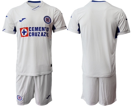 Cruz Azul Blank White Away Soccer Club Jersey